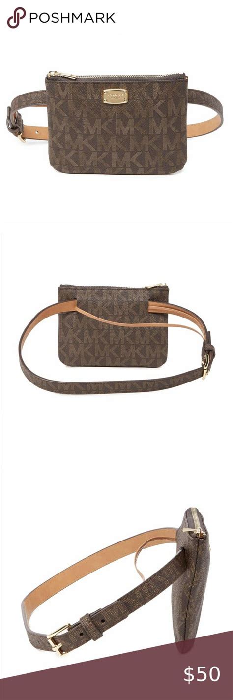 michael kors adjustable belt bag|michael kors belt bag men.